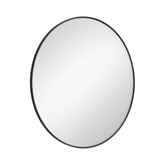 Fienza Reba Matte Black Framed Mirror, 800mm